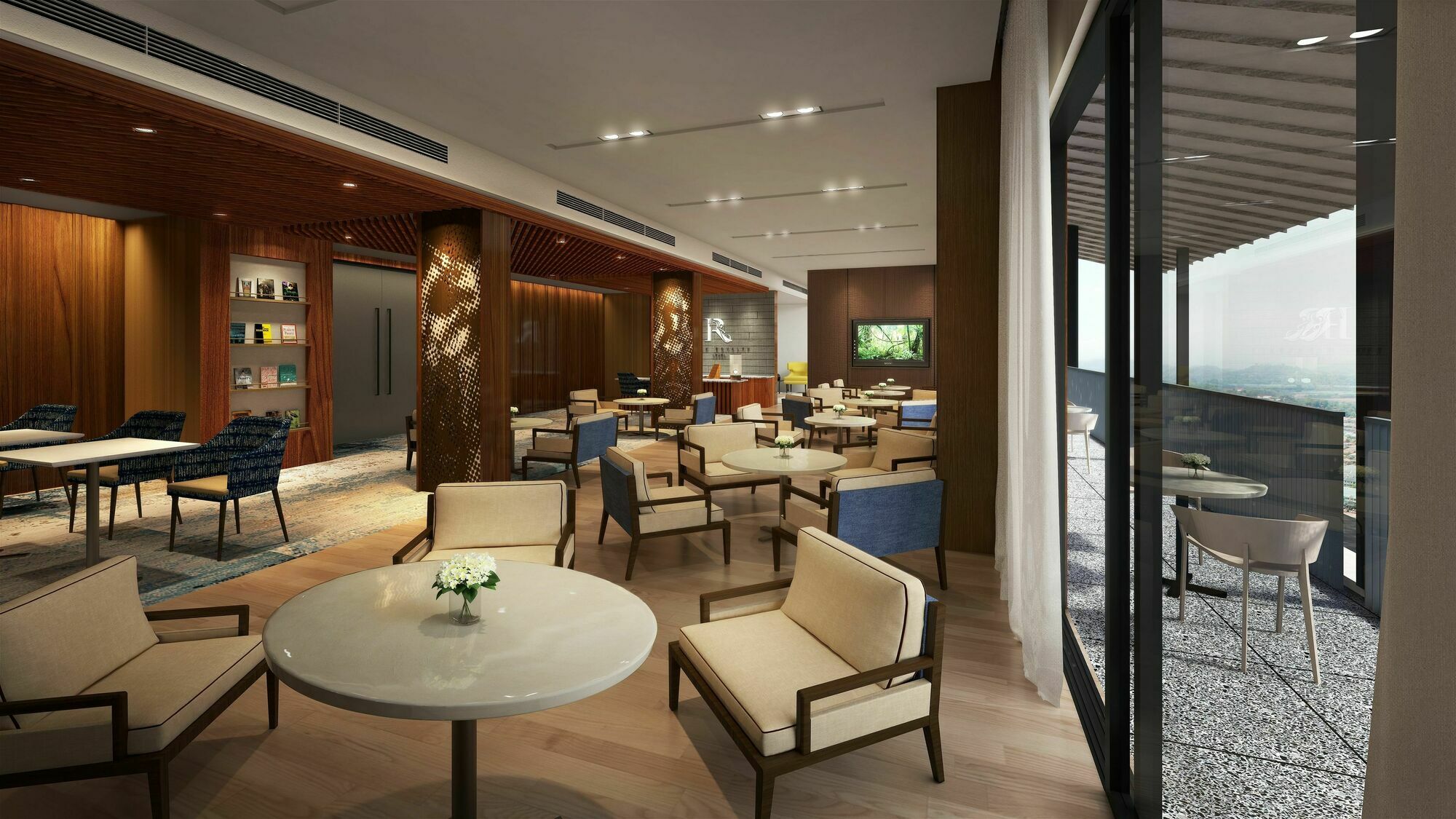 فندق هارد روك ديسارو كوست دِسارو المظهر الخارجي الصورة The Club lounge at KLIA